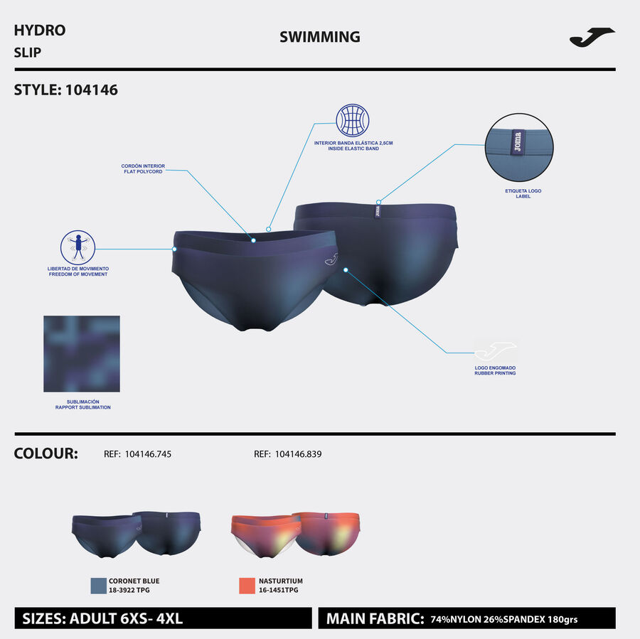 SLIP DE BA&Ntilde;O HYDRO