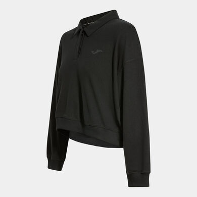 Polo manga larga mujer Soft negro