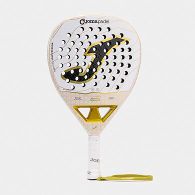 Pala de pádel Slam Pro Iconic blanco oro