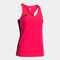 Camiseta tirantes mujer Olimpiada fucsia negro