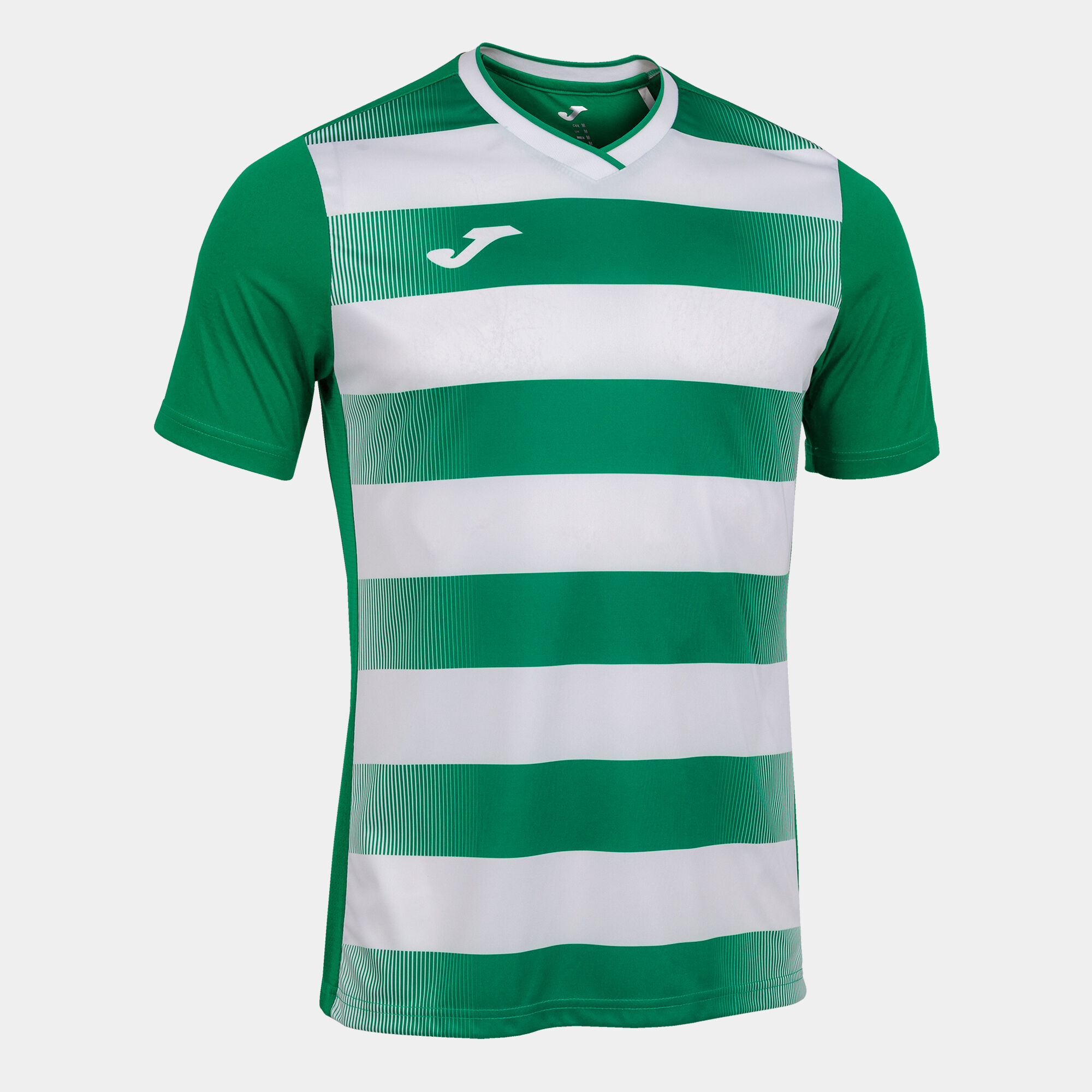 Camisetas deportivas verde con top blanco