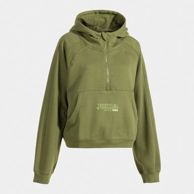 Sweat &agrave; capuche femme Mimetic vert