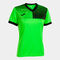 Maglia a manica corta donna Eco Supernova verde fluorescente nero