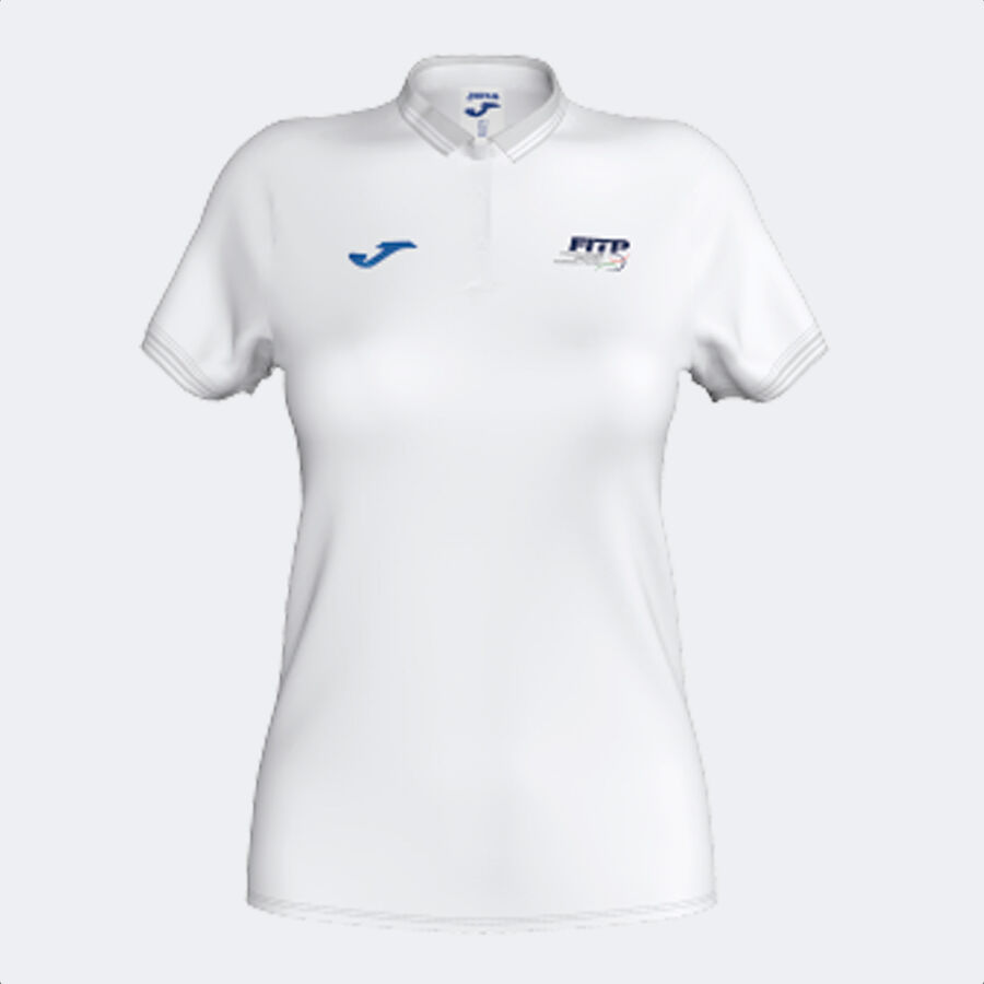 POLO MANGA CORTA FED. ITALIA TENIS