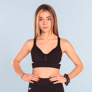 REGGISENO SPORTIVO DONNA DAPHNE NERO BIANCO