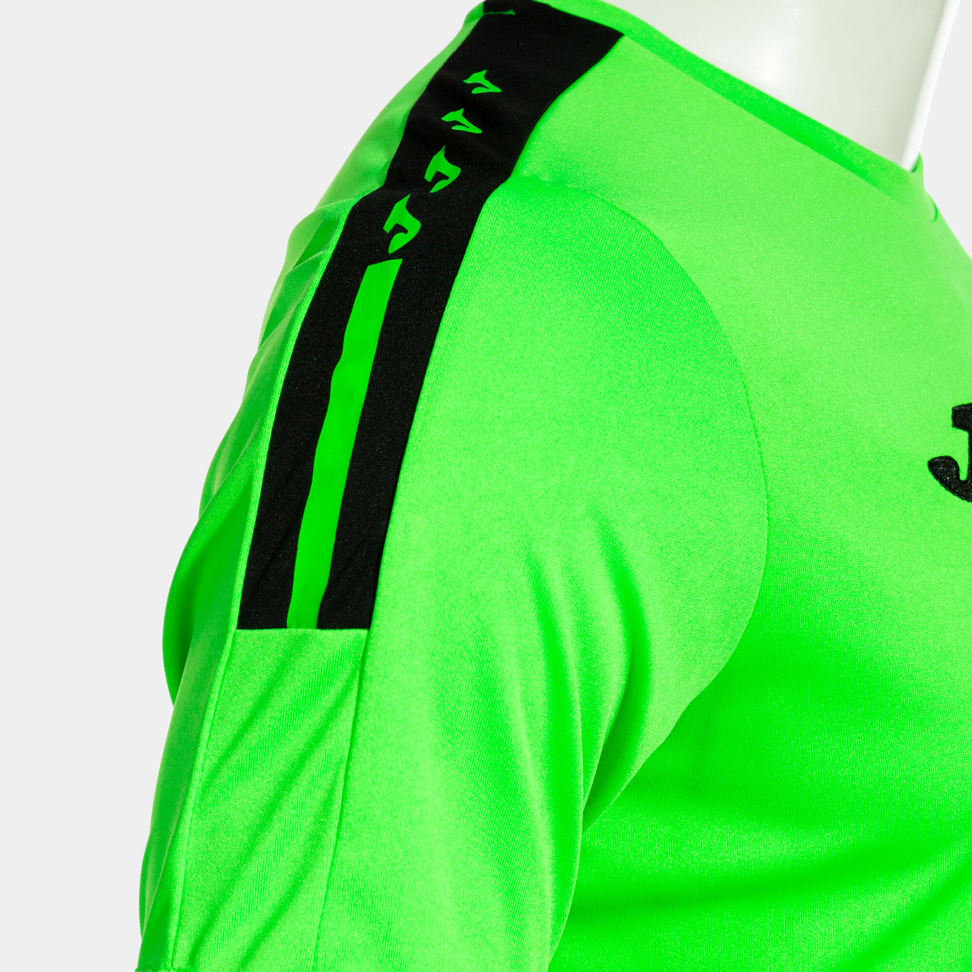Shirt short sleeve man Olimpiada fluorescent green black | JOMA®
