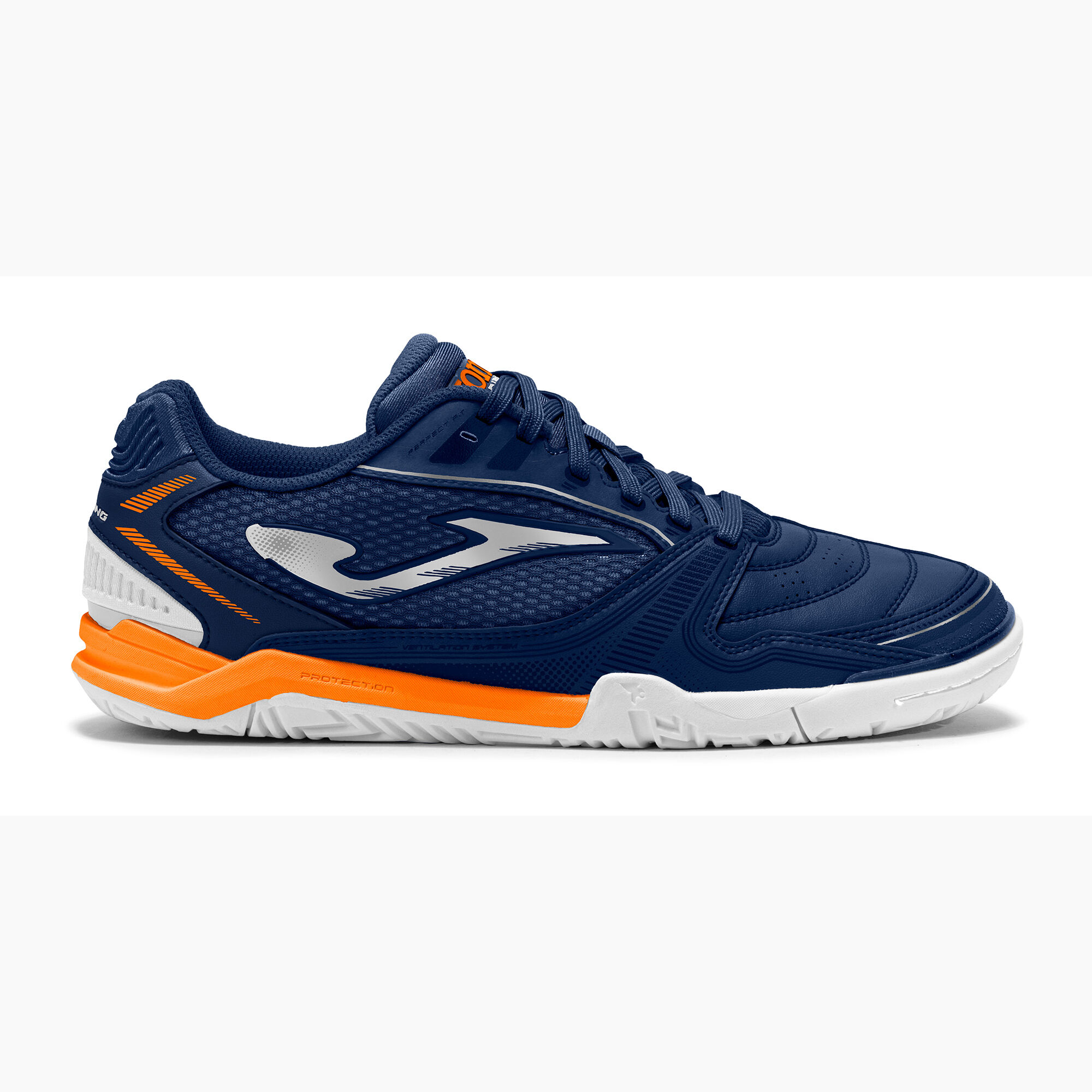 navy blue indoor soccer shoes