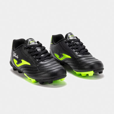 Football boots Toledo Jr 25 hard ground HG junior black