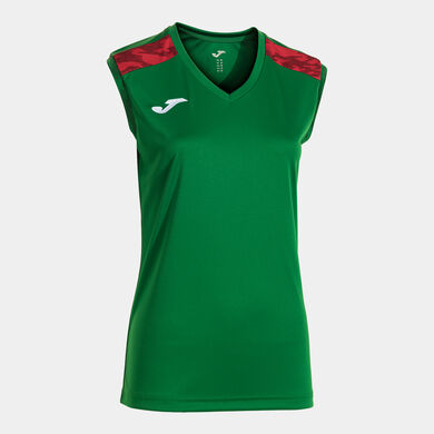 Camiseta sin mangas mujer Championship VIII verde rojo