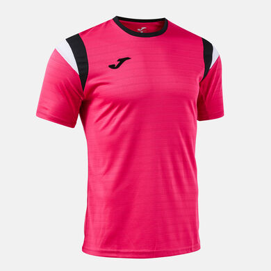 Camiseta manga corta hombre Terra fucsia negro