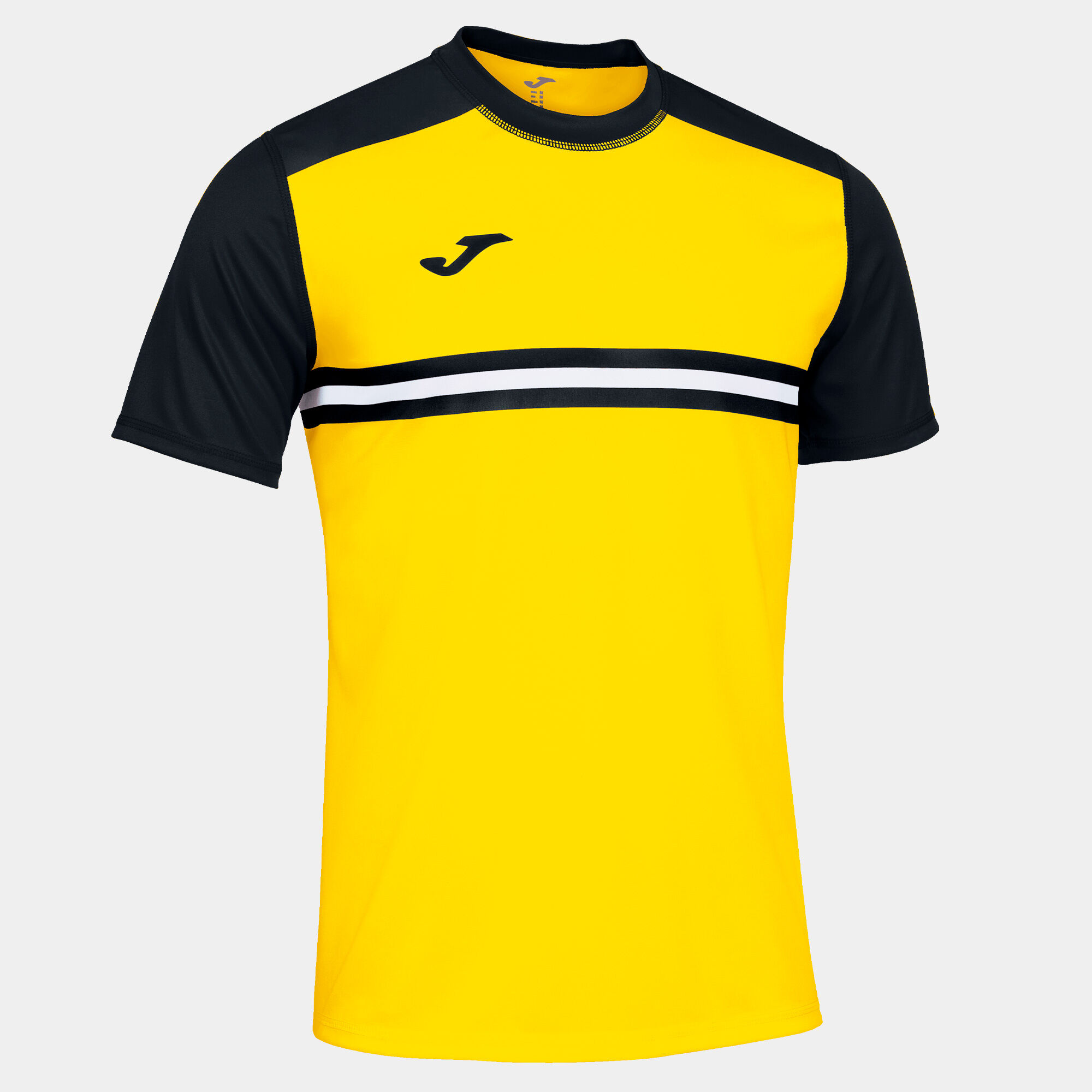 T-shirt manga curta homem Hispa IV amarelo preto