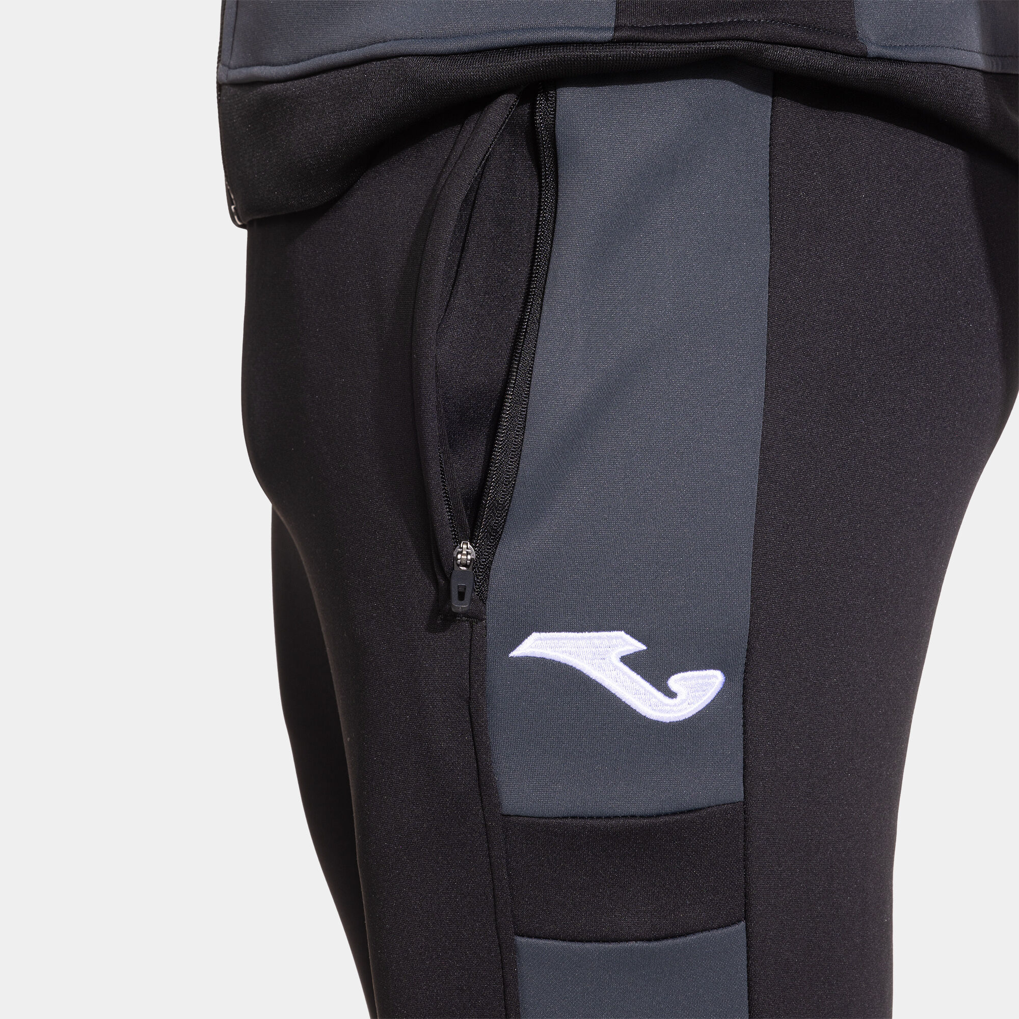 Tracksuit man Lider dark gray black | JOMA®