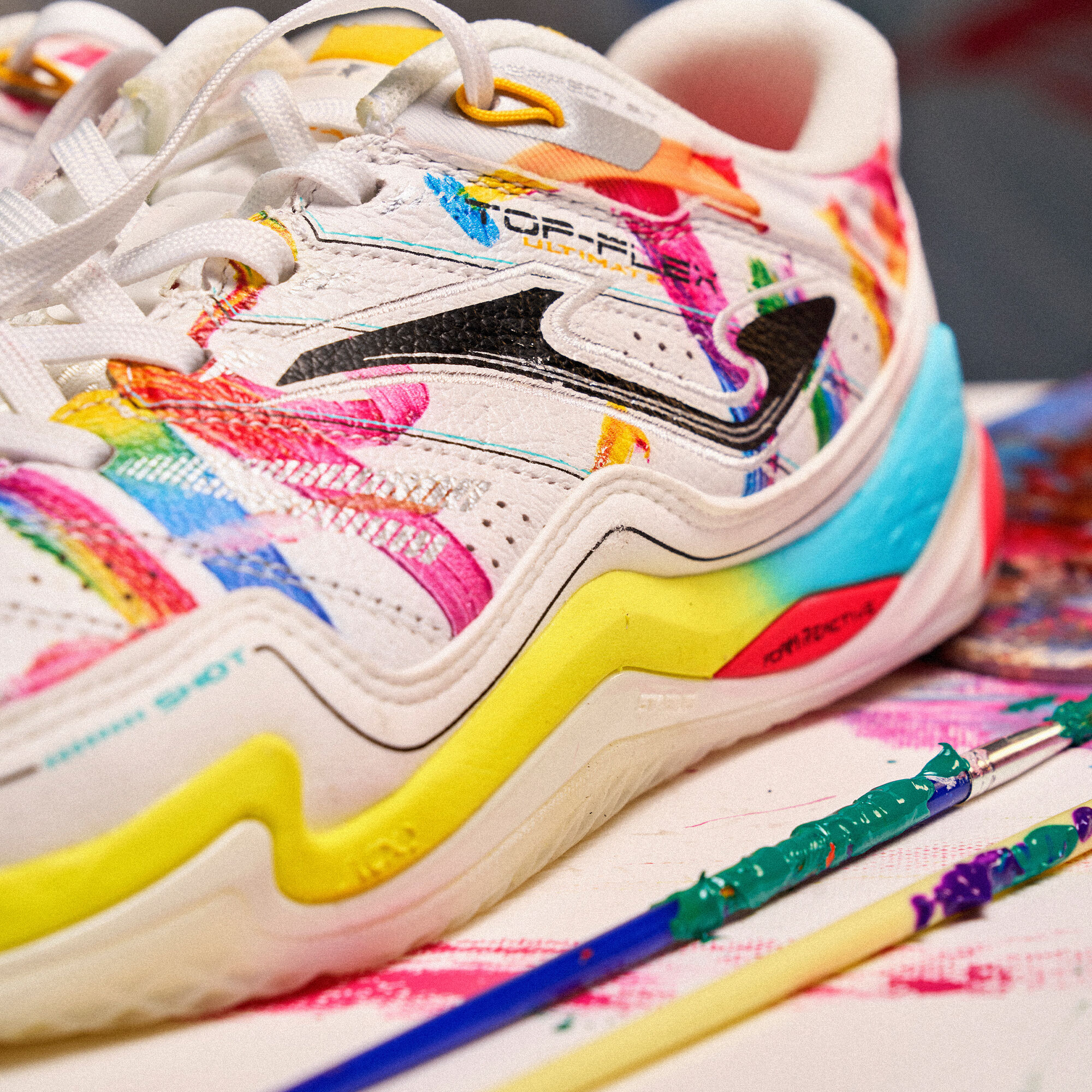 Futsal shoes Top Flex Ultimate 26 Graffiti indoor multi color | JOMA®