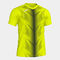 Camiseta manga corta hombre Olimpia amarillo flúor negro