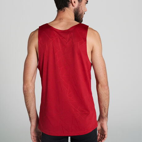 Camiseta tirantes hombre Elite IX rojo