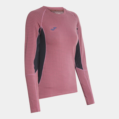 Camiseta manga larga mujer rosa