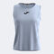 T-shirt de alça mulher Challenge azul