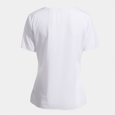 Camiseta manga corta mujer Indoor gym blanco