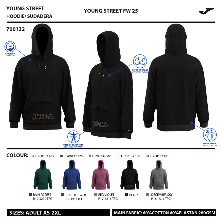 SUDADERA CON CAPUCHA U-TRIBE