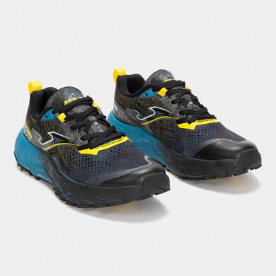 Zapatillas trail Sima 25 hombre negro azul