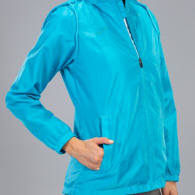 Rainjacket woman Galia turquoise
