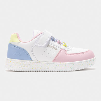 Zapatillas casual Pipe Jr 25 junior blanco rosa