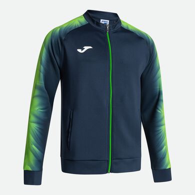 Jacket man Elite XI navy blue fluorescent green
