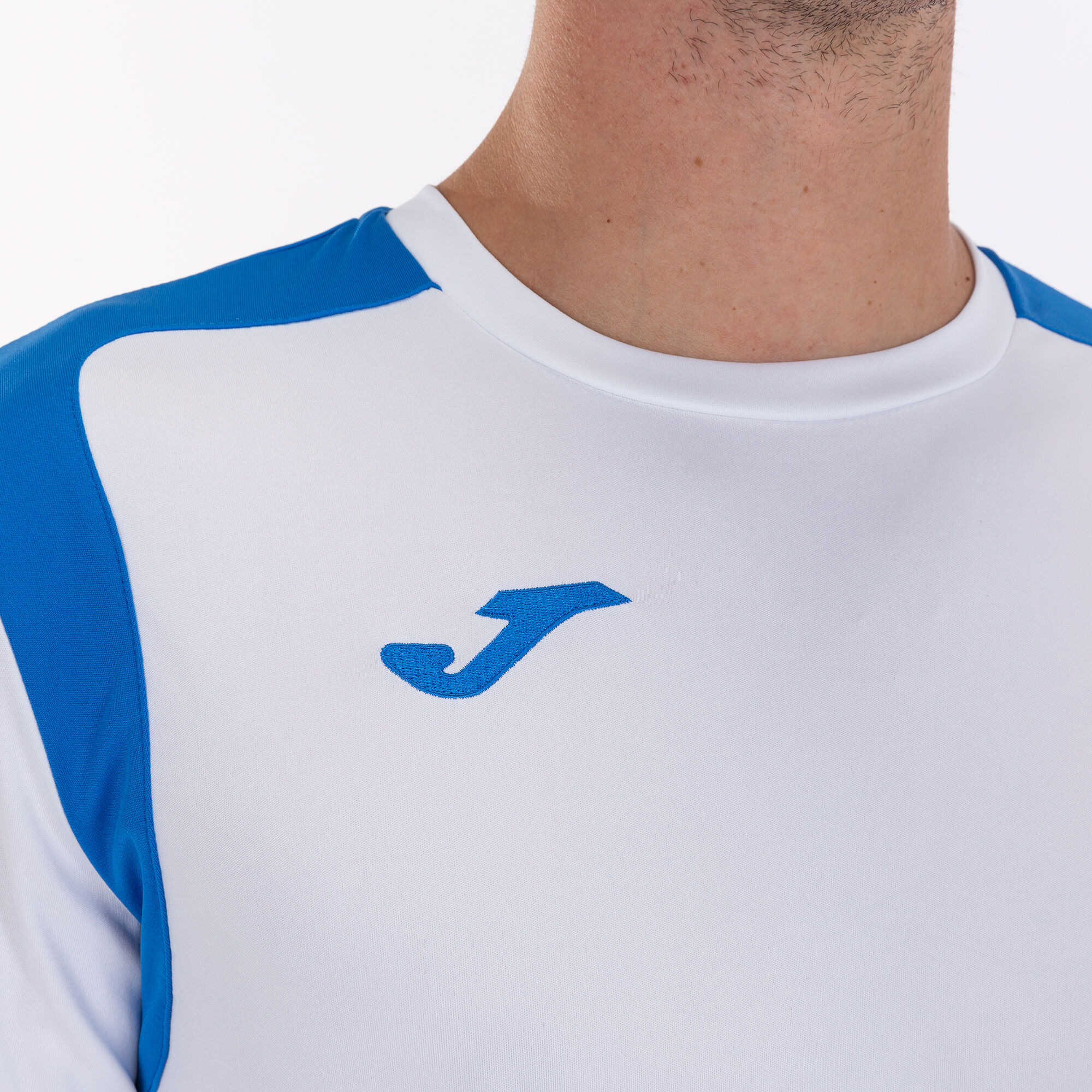 Maglia a manica lunga uomo Championship V bianco blu reale JOMA