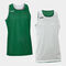 Camiseta sin mangas unisex Aro verde blanco