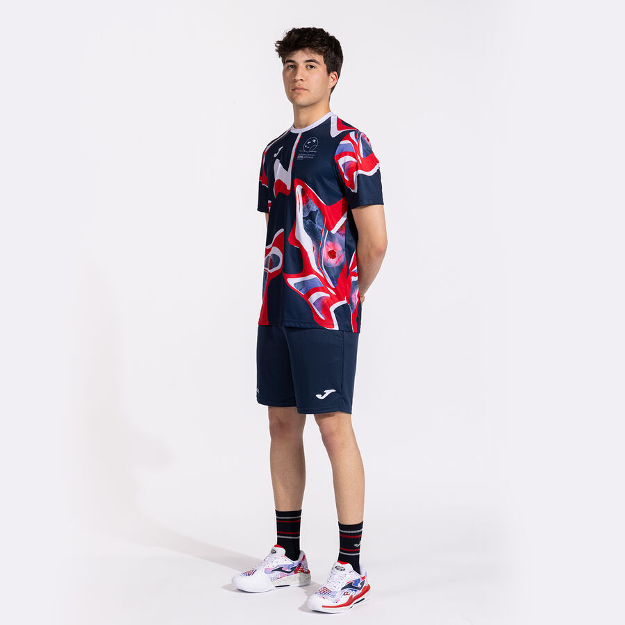 CAMISETA MANGA CORTA COMP. OFI. FED. TENIS ITALIA IBI
