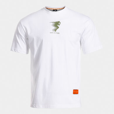 Camiseta manga corta hombre Step blanco