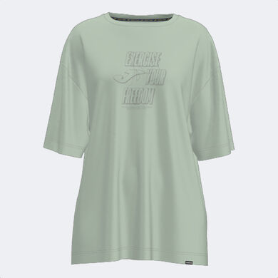 Camiseta manga corta mujer Step verde
