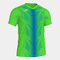 CAMISETA CORTA OLIMPIA VERDE FLÚOR ROYAL | JOMA®