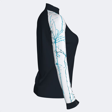 Sweatshirt frau Elite IX schwarz weiß