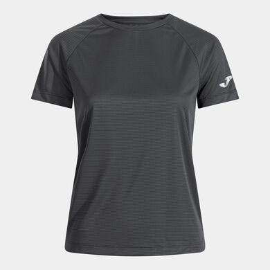 Shirt short sleeve woman Iconic dark gray
