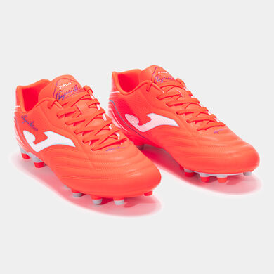Botas fútbol Aguila 25 terreno firme FG coral