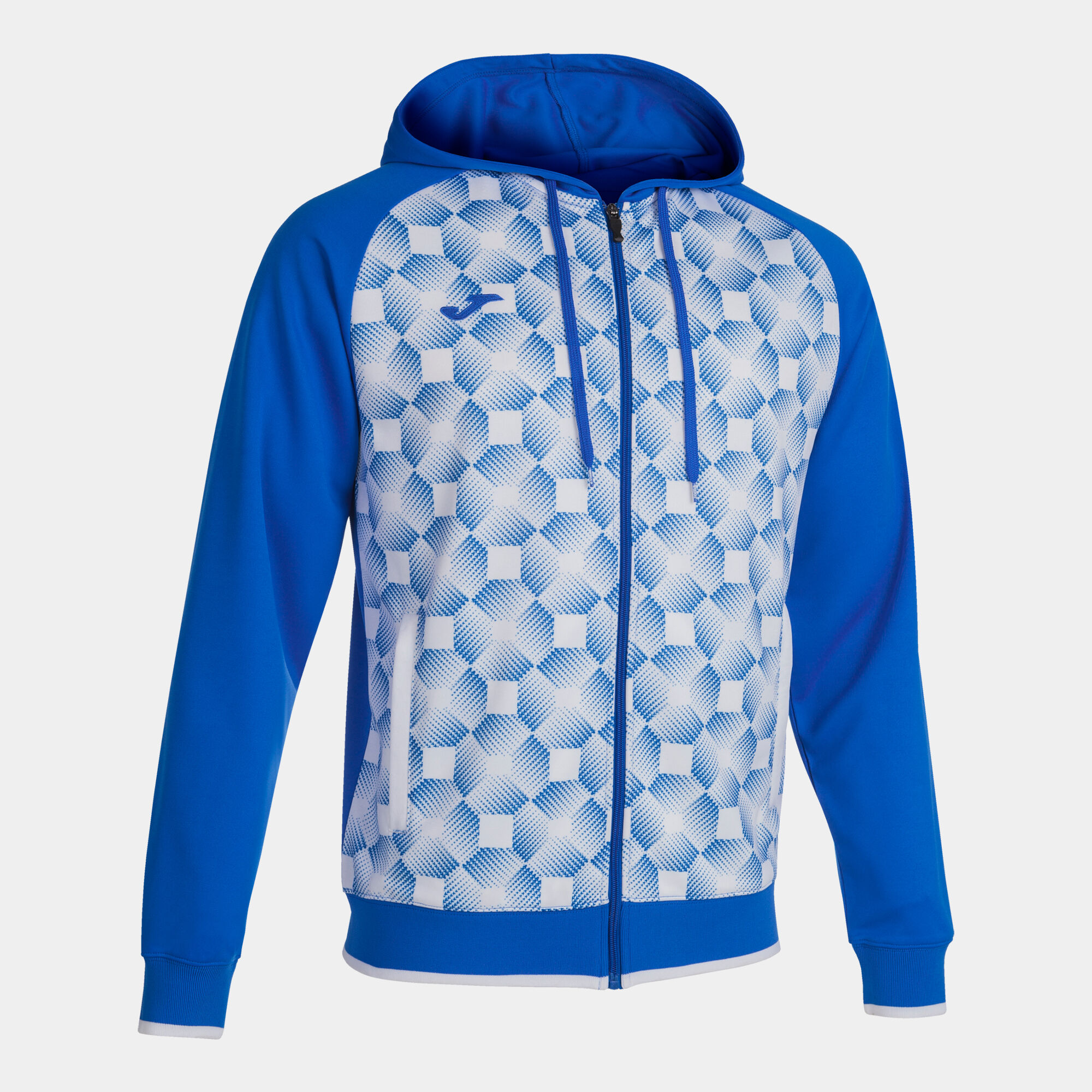 Hooded jacket man Supernova III royal blue white JOMA