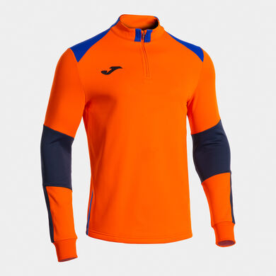 Sudadera hombre Danubio naranja negro