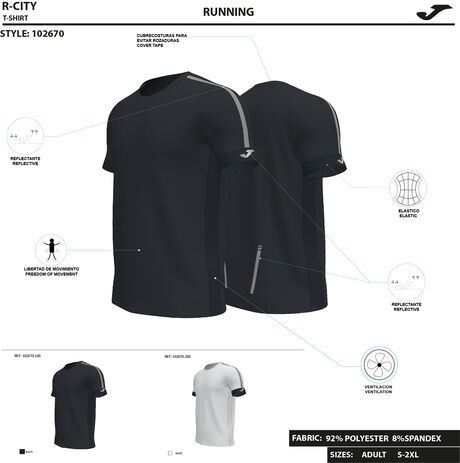 CAMISETA MANGA CORTA R-NIGHT