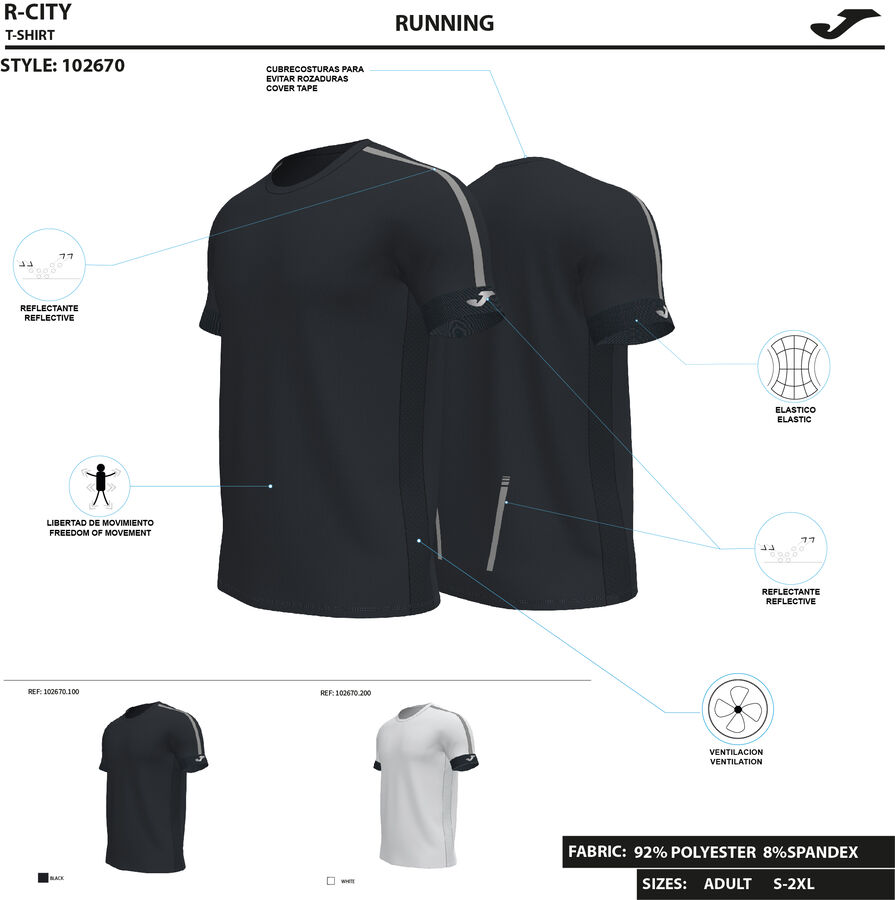 CAMISETA MANGA CORTA R-NIGHT