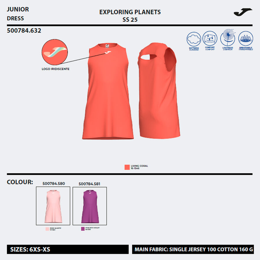 VESTIDO KIDS CAMP