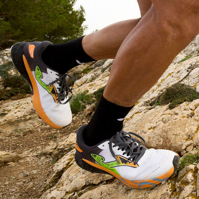 Chaussures trail running Tr-7 24 unisexe blanc jaune