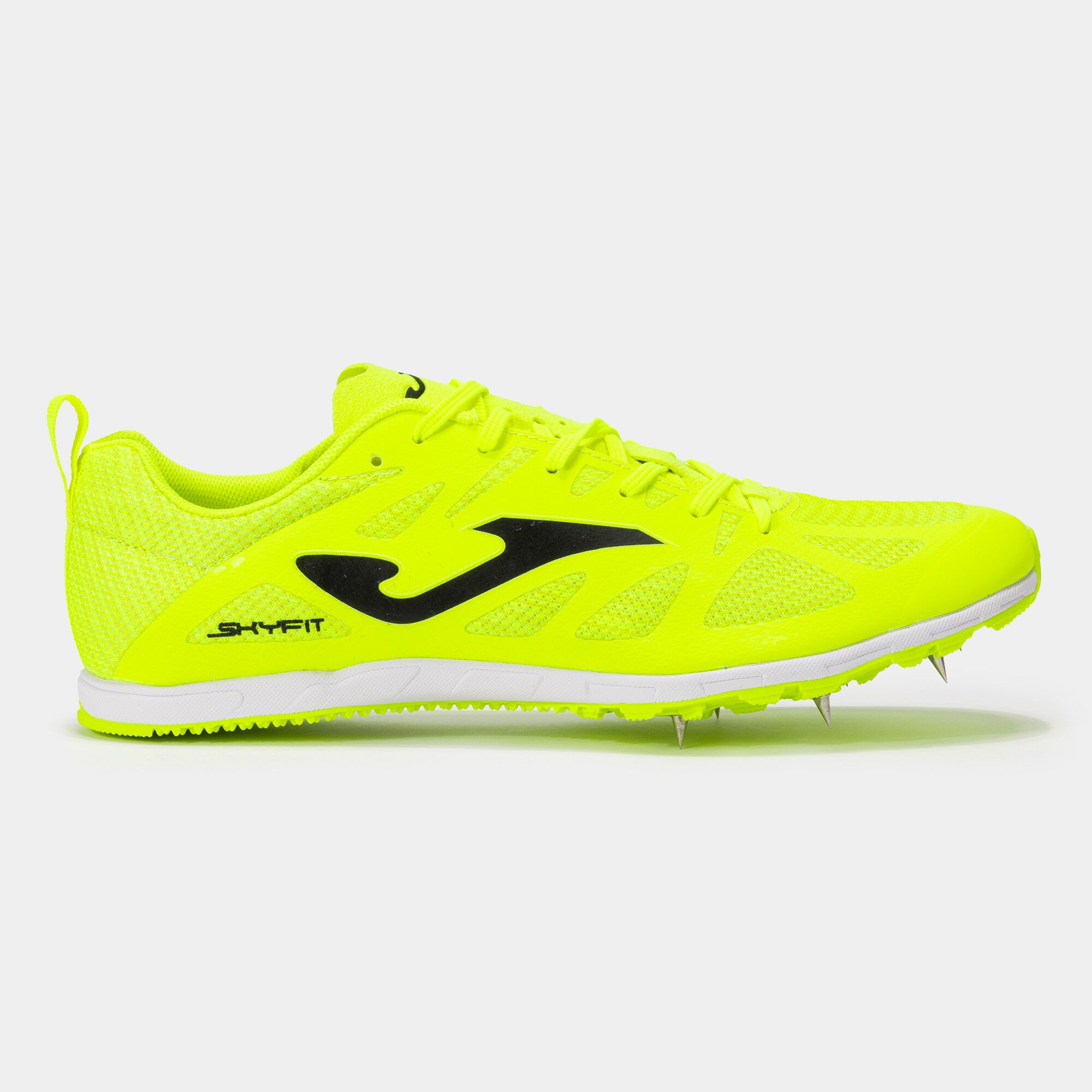 Pantofi sport alergare Skyfit 22 cuie bărbaȚi galben fosforescent