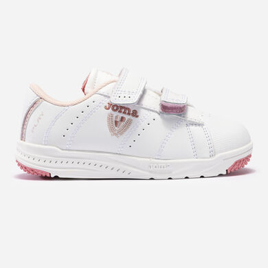 Chaussures casual Play 22 junior blanc rose