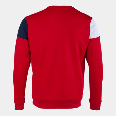Felpe uomo Crew V rosso blu navy
