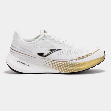 Chaussures running R.2000 25 unisexe blanc or