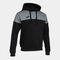 Sudadera con capucha hombre Crew V negro gris