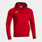 Hooded sweater man Combi Premium red dark navy