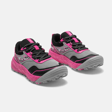 Trail-running shoes Kubor Jr 26 junior gray fuchsia