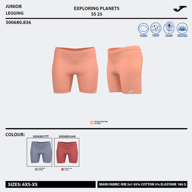 Pantaloncini aderenti bambina Berry rosa